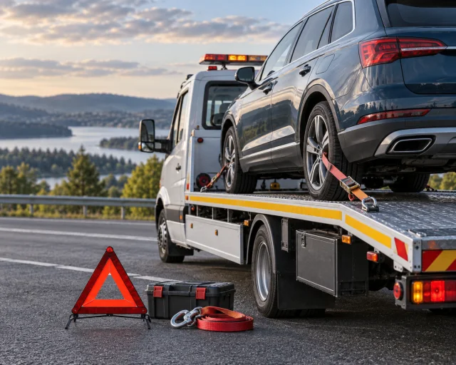 Automobilių pervežimo ir techninės pagalbos paslaugos