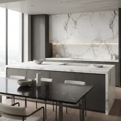 Akmens baldai, stalviršiai ir kiti gaminiai