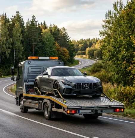 Automobilių pervežimo ir techninės pagalbos paslaugos