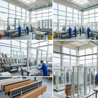 Durys, langai, stoglangiai, stiklo konstrukcijos ir palangės