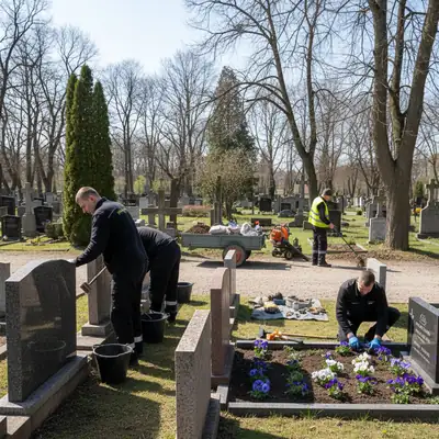 Kapų įrengimas, tvarkymas, priežiūra
