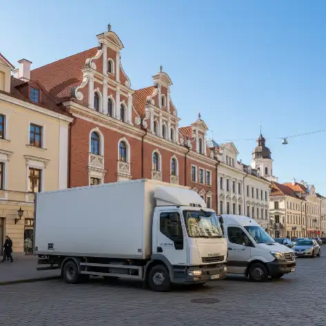 Krovinių ir siuntų pervežimas, perkraustymo paslaugos