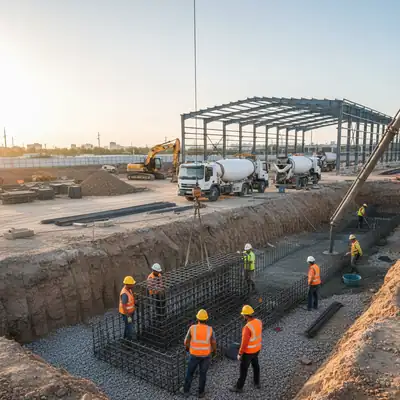 Pamatų įrengimo darbai