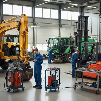 Statybinės technikos, sandėliavimo technikos, komunalinės technikos remontas ir priežiūra