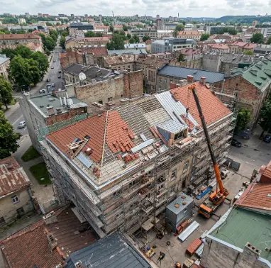 Stogo projektavimo, įrengimo, remonto ir priežiūros darbai