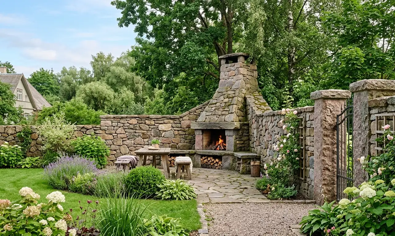 Akmens mūras ir lauko židiniai Klaipėdoje