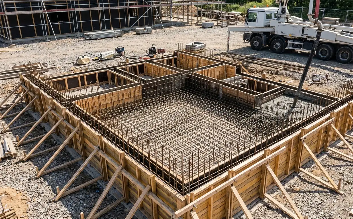 Pamatų įrengimo darbai Klaipėdoje