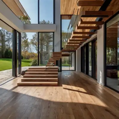 Laiptai, Turėklai, Durys, Langai, Roletai, Garažo vartai