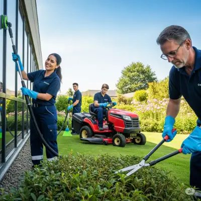 Aplinkos, patalpų tvarkymas, valymas, apželdinimas